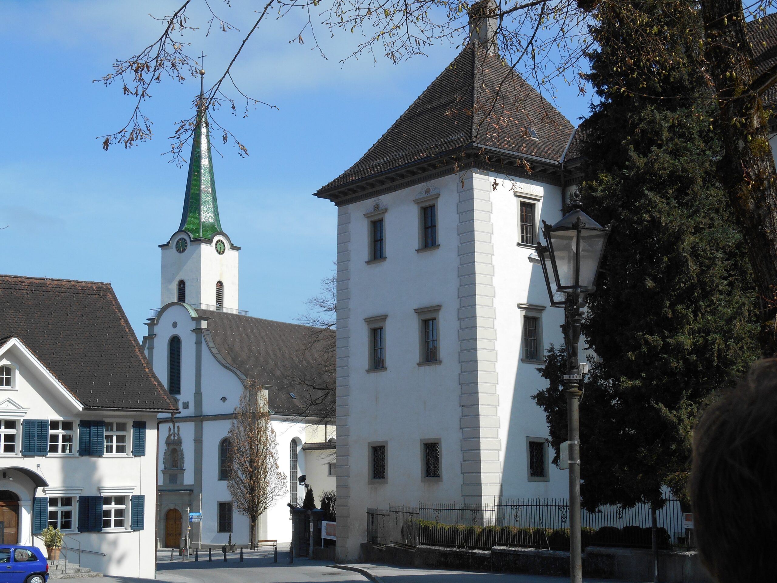 Hohenems, Blick vom Schlossplatz ª Karl Dörler